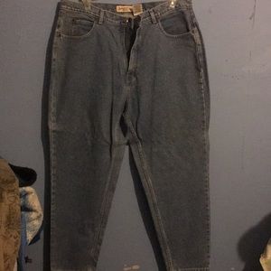 St Johns Bay relaxed fit blue jean for petite.